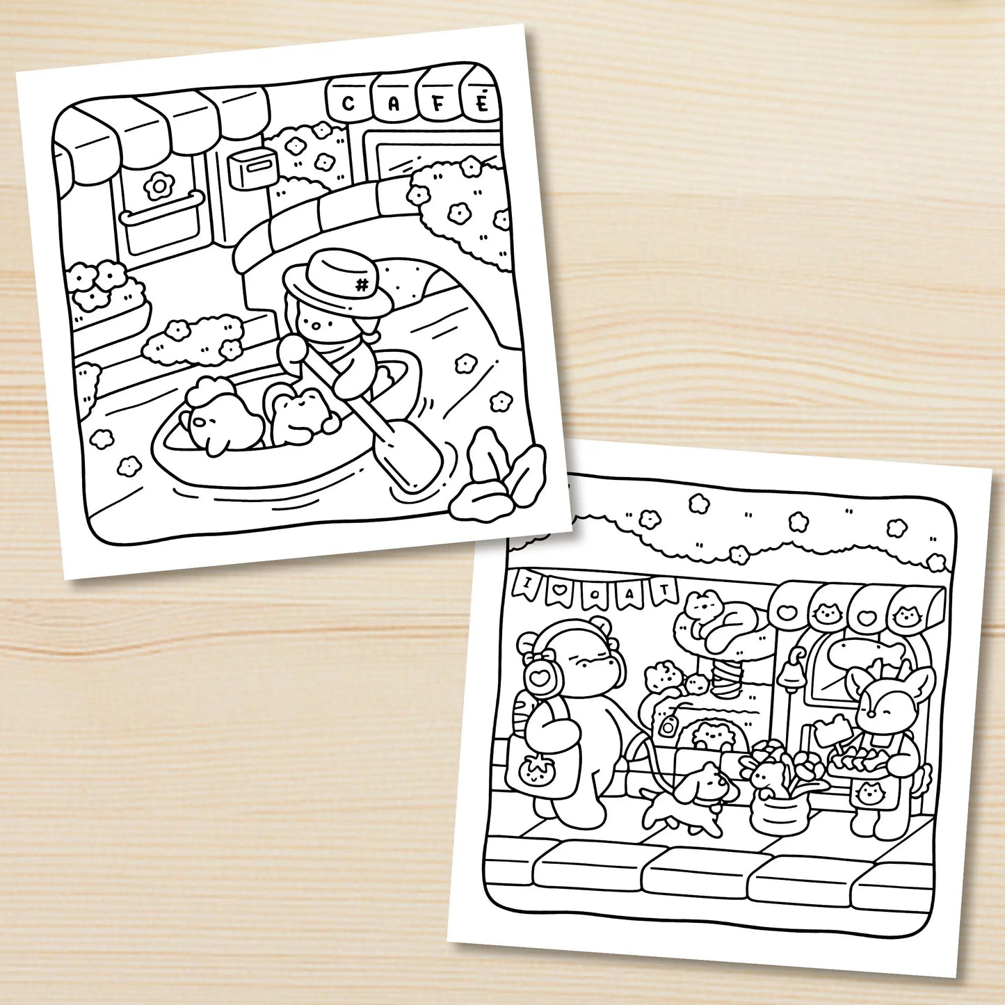 Calm Days livre coloriage idée cadeau