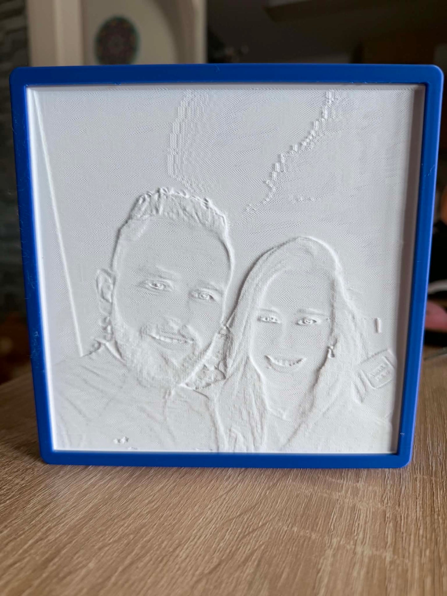 Cadre Photo Lithophane Personnalisé - Veilleuse LED