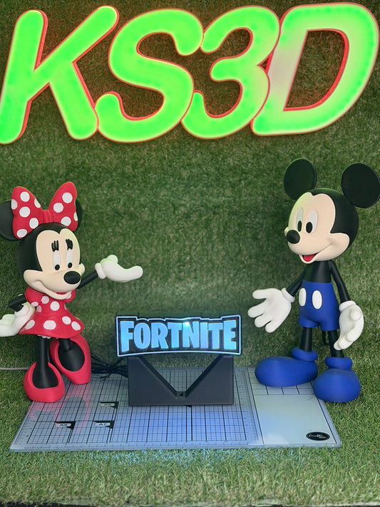 Light Box Fortnite RGB 18 cm – Lampe LED Gaming Décorative
