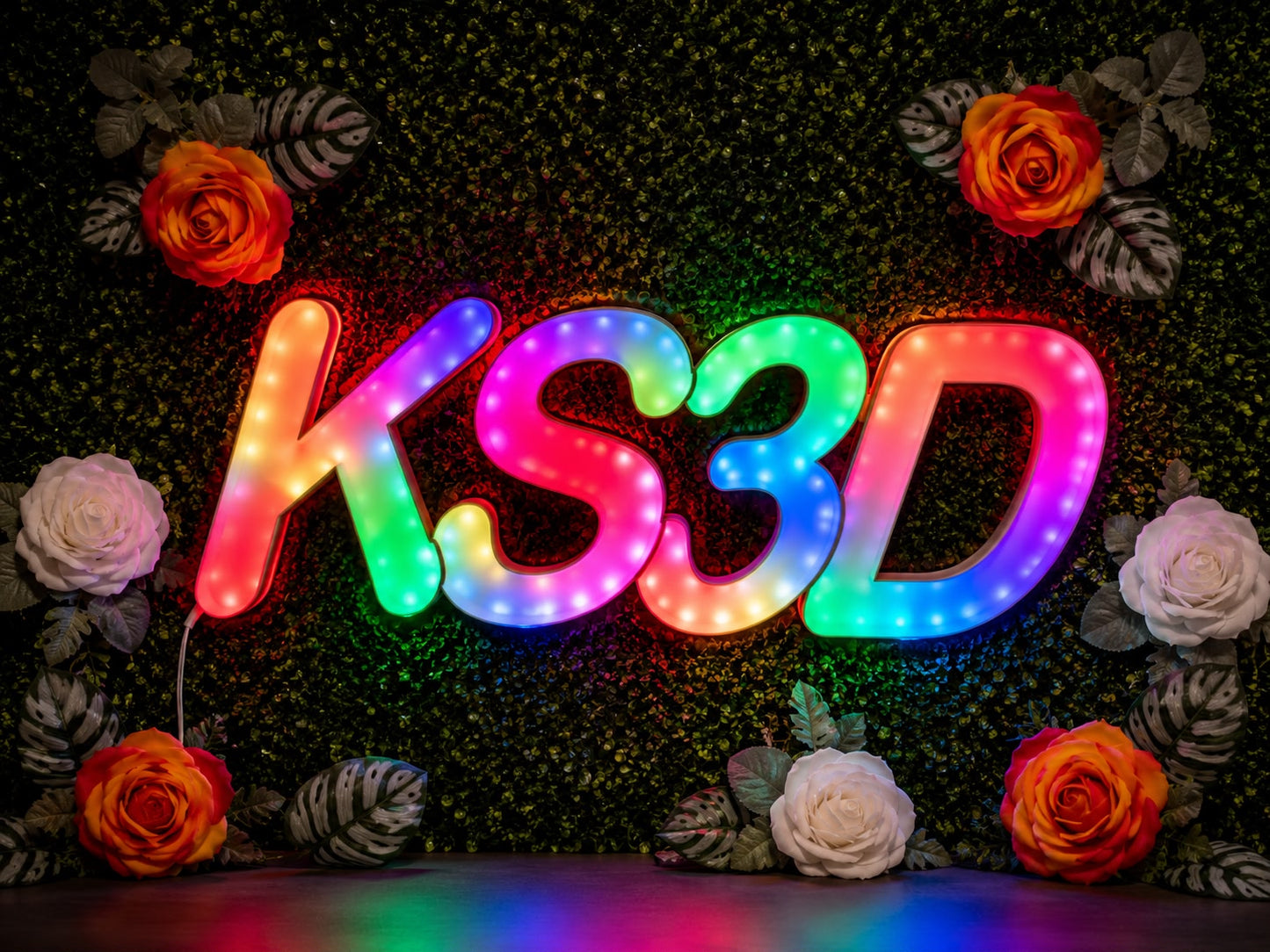 Veilleuse Prénom Lumineux 3D – RGB Personnalisée