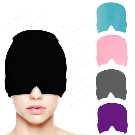 Casque Gel Anti-Migraine – Compresse Froide Soulagement Rapide