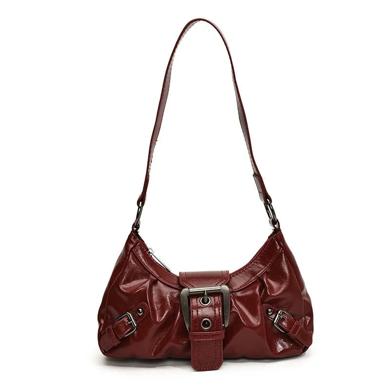 Sac Hobo Plissé Y2K – Sacoche Bandoulière Femme