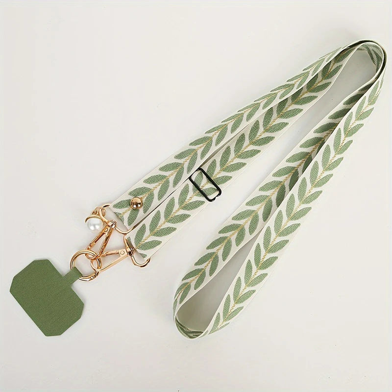 Tour de Cou pour Téléphone – Bandoulière Perles & Pendentif Féminin