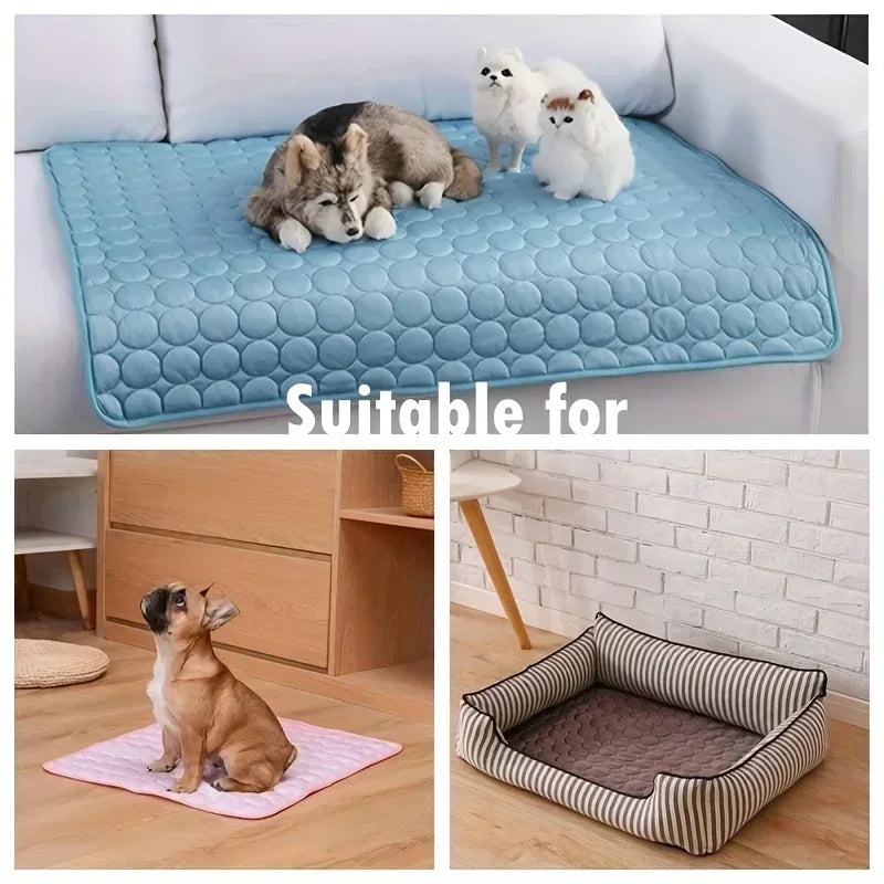 Tapis Rafraîchissant pour Chien et Chat – Coussin Frais Lavable