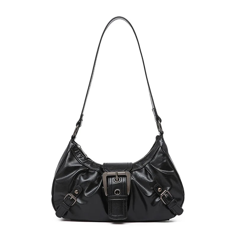 Sac Hobo Plissé Y2K – Sacoche Bandoulière Femme