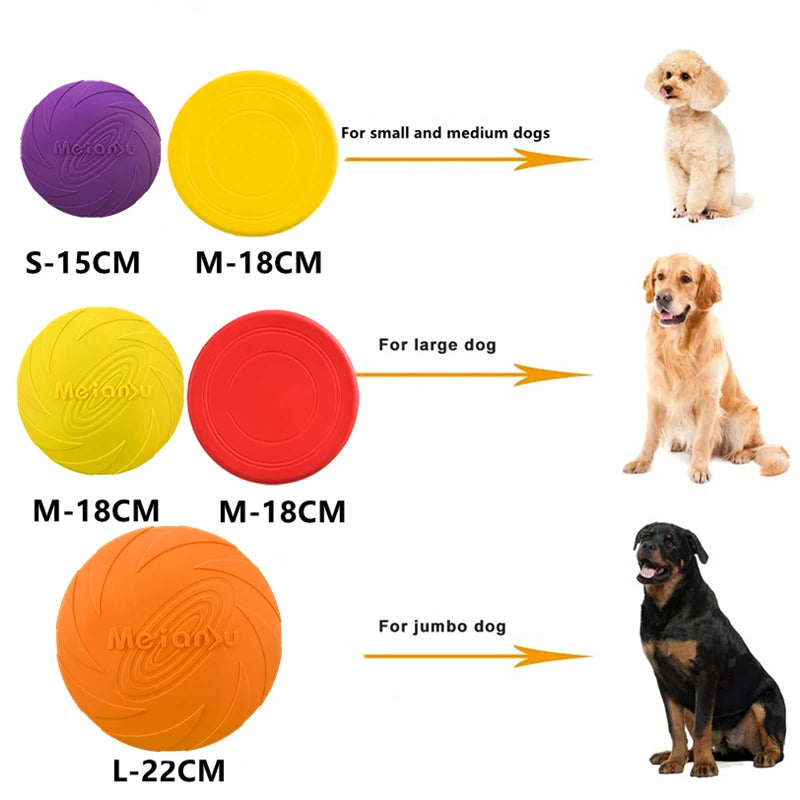 Frisbee Résistant pour Chien – Jouet Interactif Multifonction