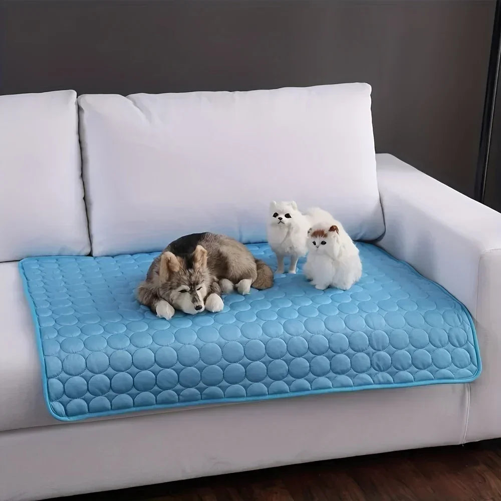Tapis Rafraîchissant pour Chien et Chat – Coussin Frais Lavable