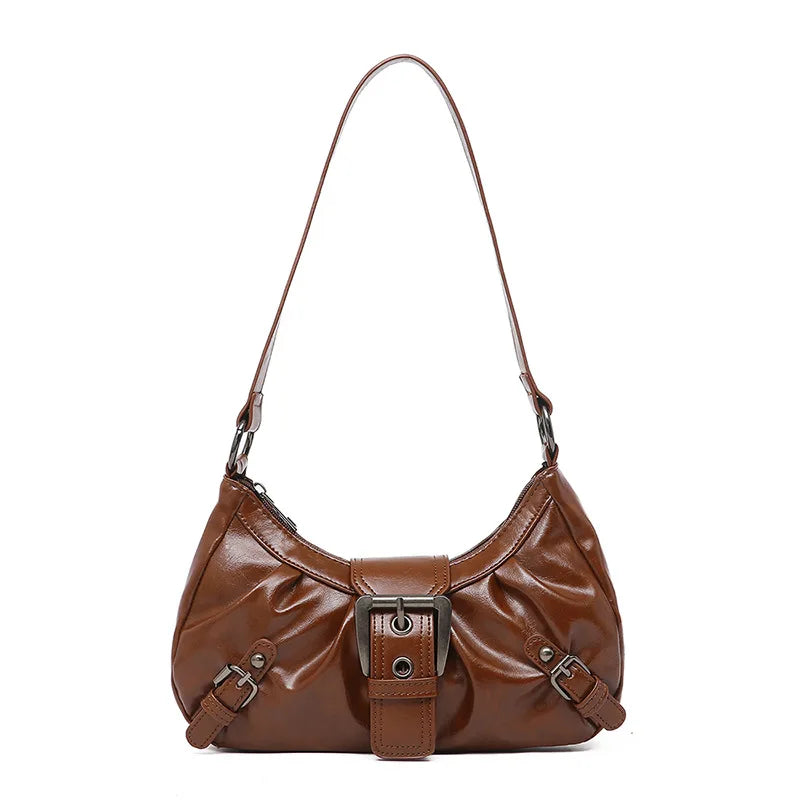 Sac Hobo Plissé Y2K – Sacoche Bandoulière Femme
