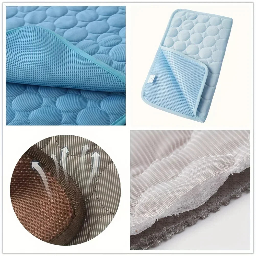 Tapis Rafraîchissant pour Chien et Chat – Coussin Frais Lavable