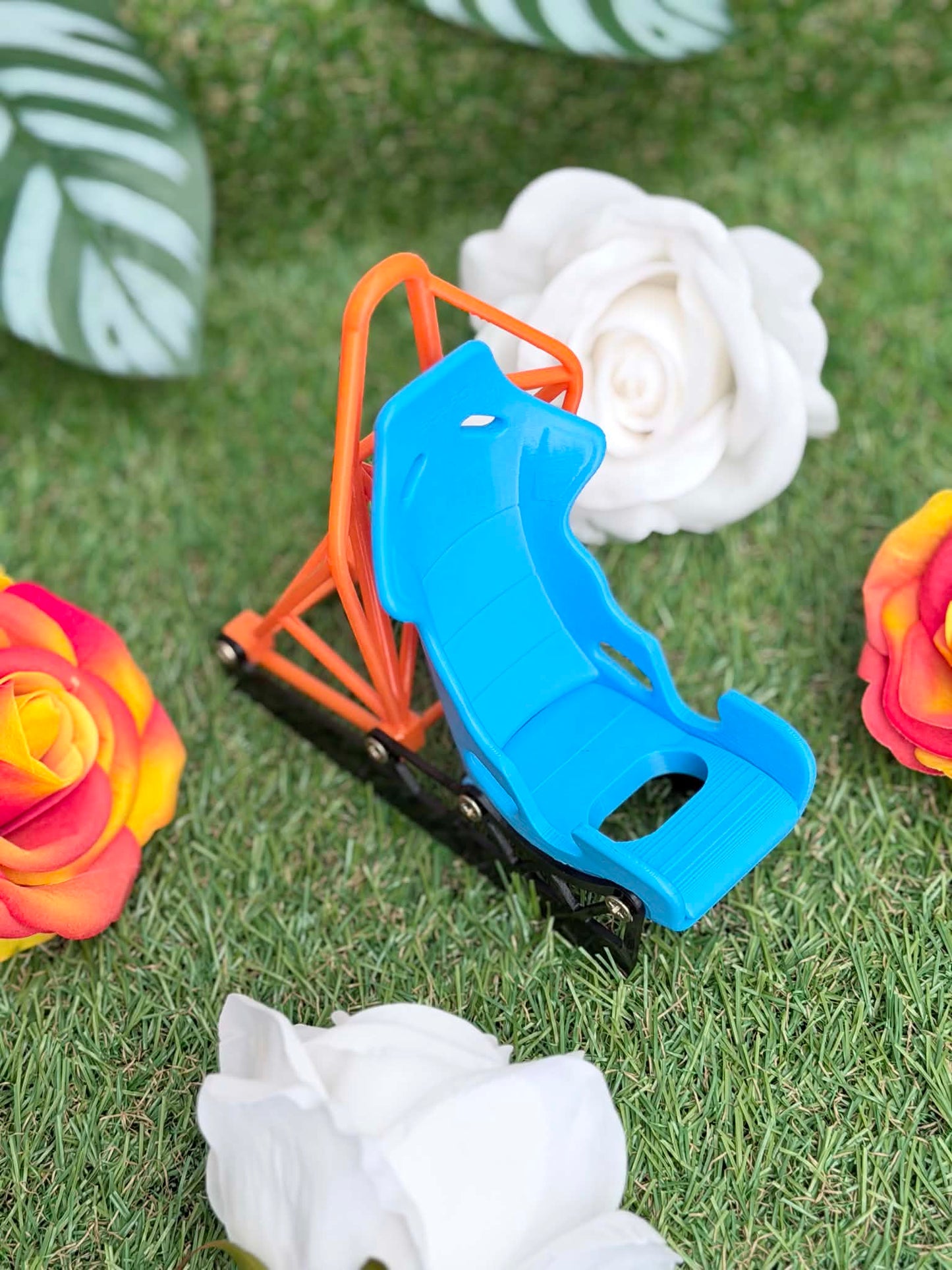 🏎️ Support de téléphone imprimé en 3D – Style Siège Baquet Racing