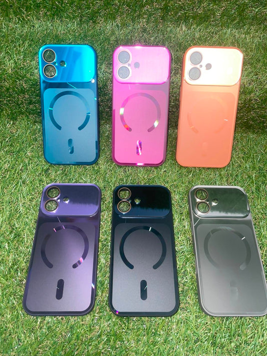 Coque iPhone MagSafe Chromée — Compatible iPhone 16 Pro / 16 Pro Max / 17 / 17 Pro / 17 Pro Max | 6 Couleurs