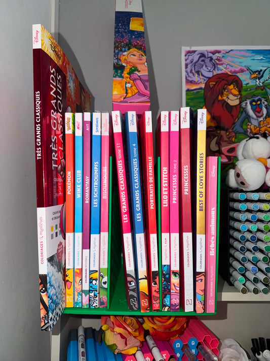 Range-Livres Coloriage Mystère Nid d'Abeille – KS3D