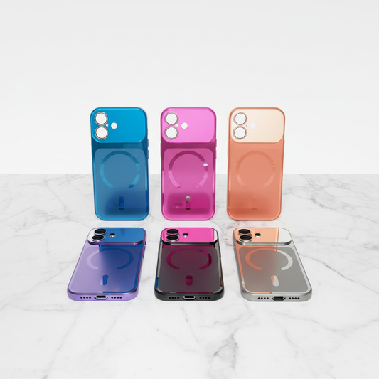 Coque iPhone MagSafe Chromée