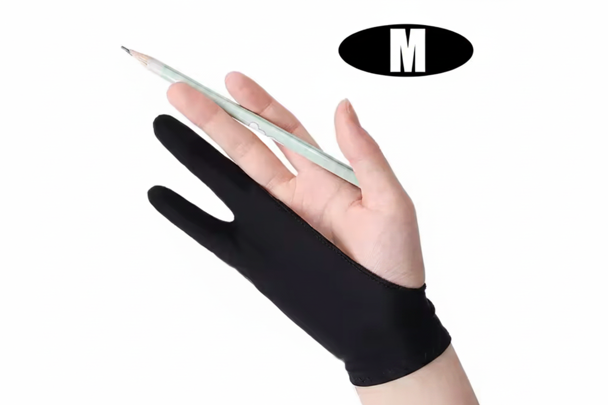 Gant de dessin anti-traces deux doigts taille M KS3D