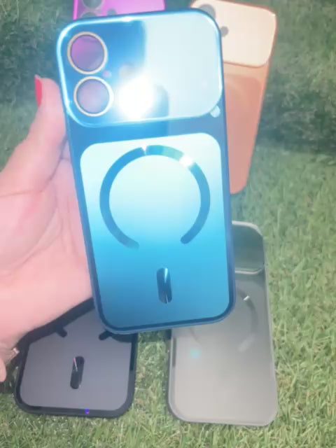 Coque iPhone MagSafe Chromée