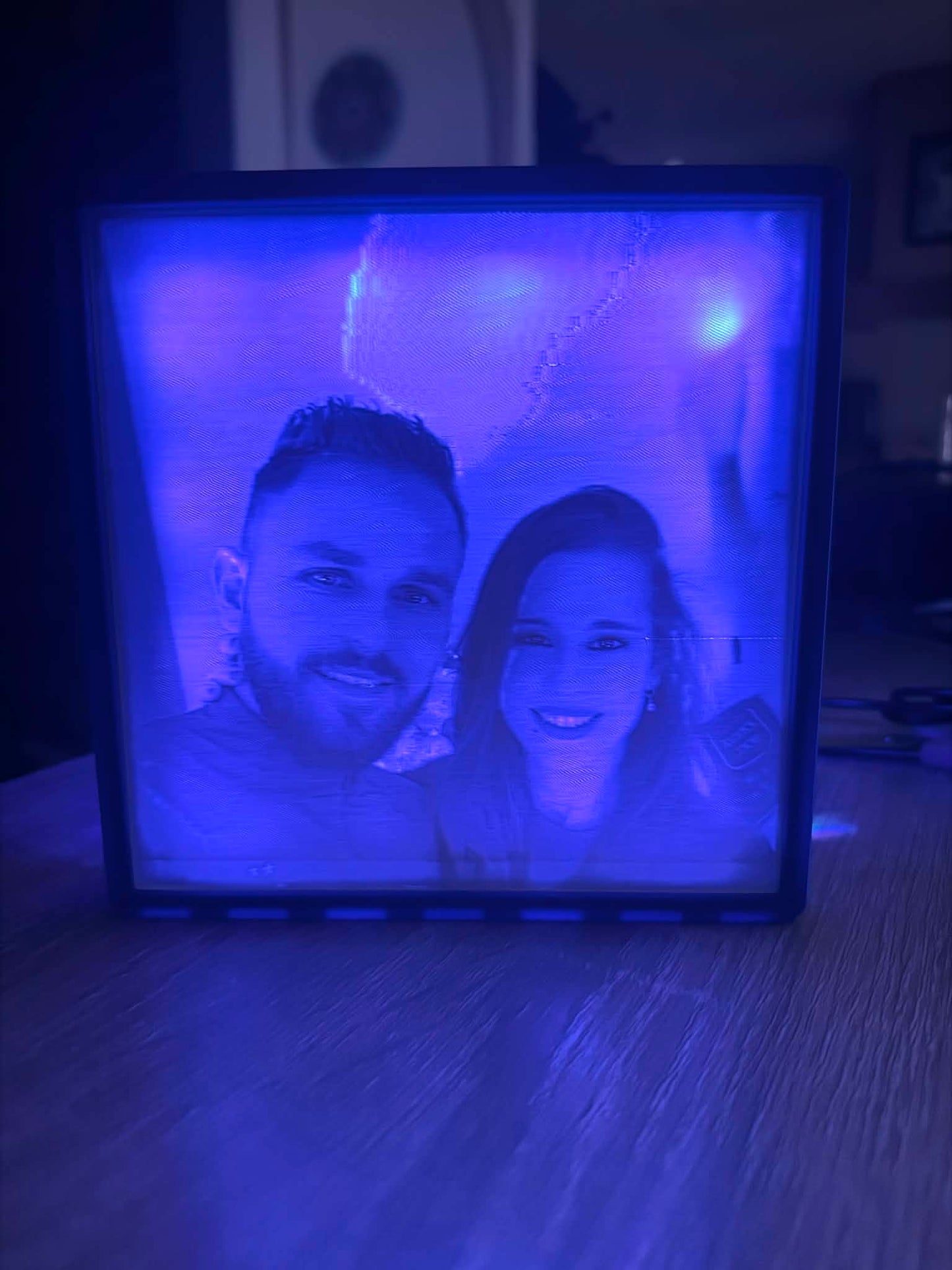 Cadre Photo Lithophane Personnalisé - Veilleuse LED