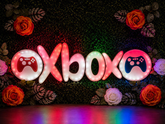 Enseigne Lumineuse Gaming RGB Bluetooth 3D — Xbox / PS5 | Décoration Gamer LED Multicolore
